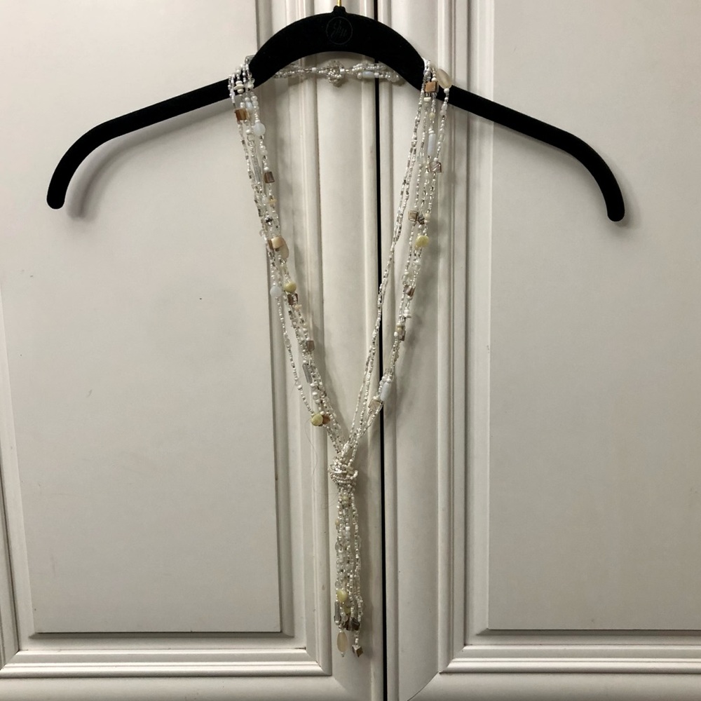 Women’s multi-string beaded necklace